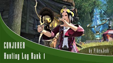 ffxiv hunting logs|ffxiv conjurer hunting log.